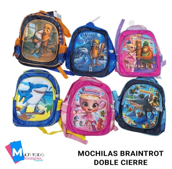 Producto - MOCHILA BRAINTROT DOBLE CIERRE