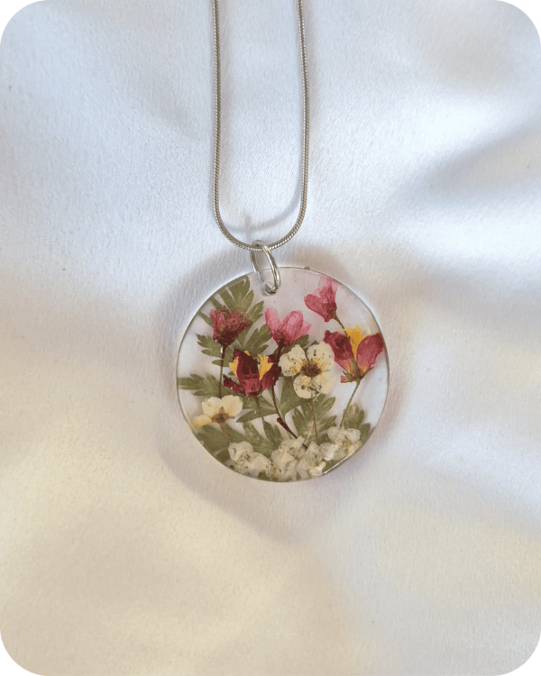 Producto - Dije Mini Jardín - incluye cadena