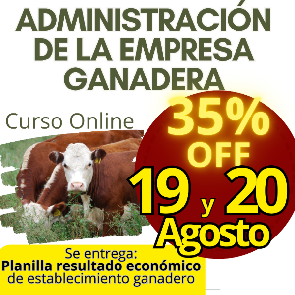Producto - Curso online Administración de la Empresa Ganadera