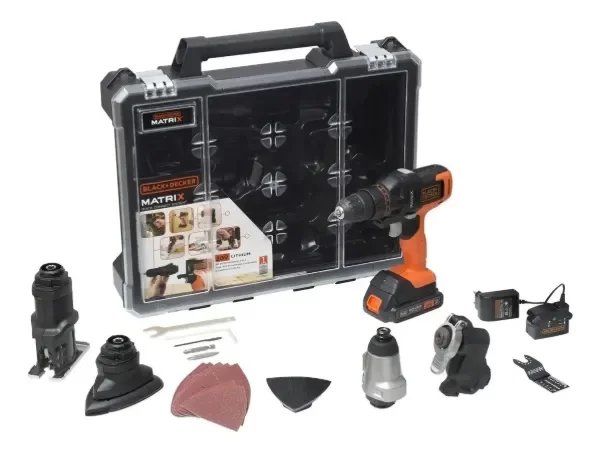 Producto - Kit Matrix Multiherramienta 20v 4 Pzas Mtx20k4 Black Decker
