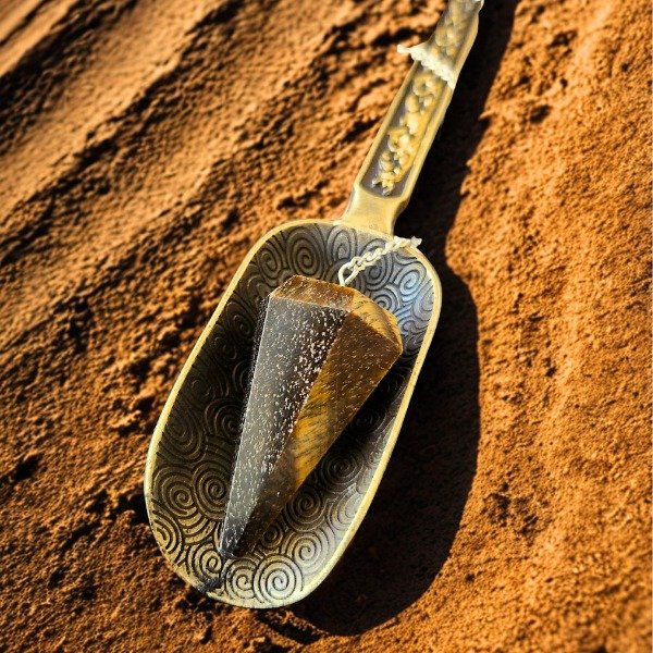 Producto - Péndulo de Piedra Natural Ojo de Tigre