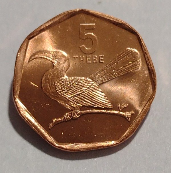 Producto - Botswana 5 thebe 1998 - 0