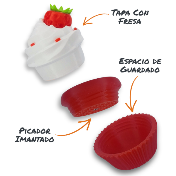 Producto - Picador Cupcake Fresa