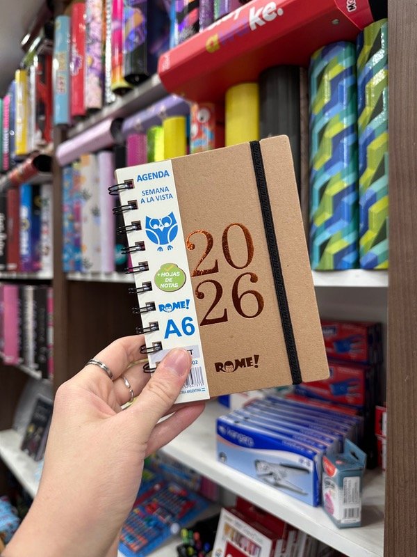 Producto - Agenda KRAFT A6 2026 SEMANAL