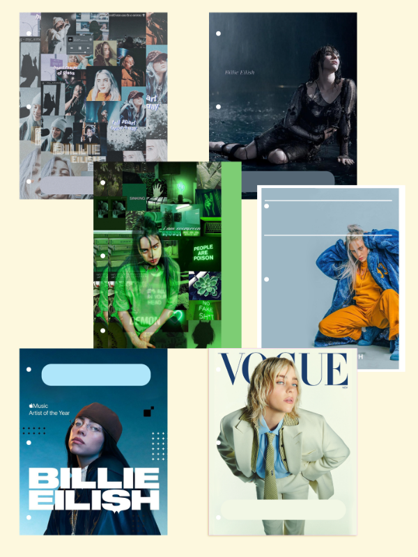 Producto - Separadores de Materia N3 Billie Eilish