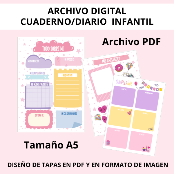 Producto - Cuaderno / Diario Infantil