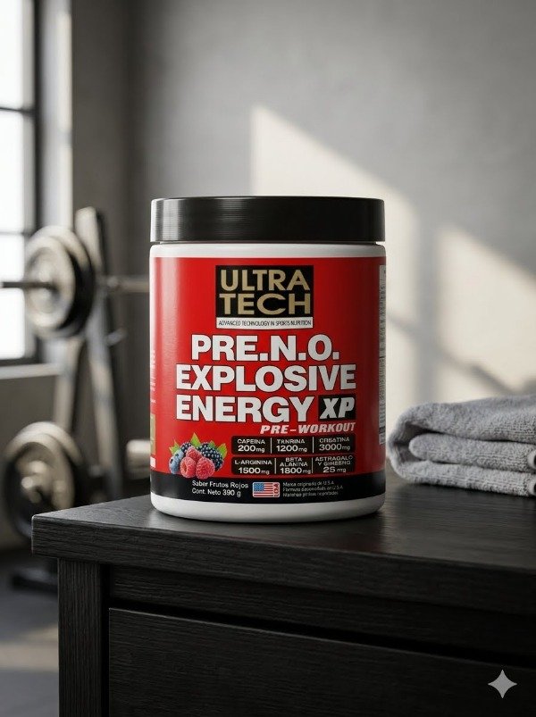 Producto - Pre NO Explosive Energy XP Ultra Tech Energia Resistencia Y Activacion