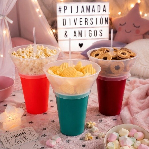Producto - Vaso Glitter SNACKERO x 10 Uni - 3