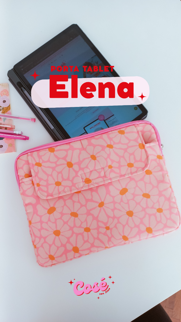 Producto - Funda tablet - ELENA 4 tamaños ( tutorial GRATIS en Instagram)