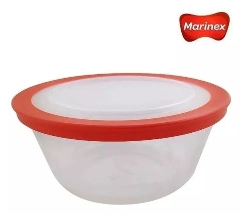 Producto - FACILITA FUENTE REDONDA  26,3 CM. C/TAPA PLASTICA COLORES MARINEX