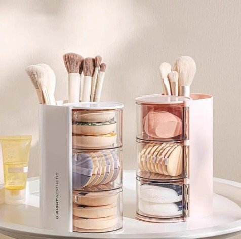 Producto - Organizador Porta Cosmeticos 3 Niveles con Cajones Ideal Maquillajes