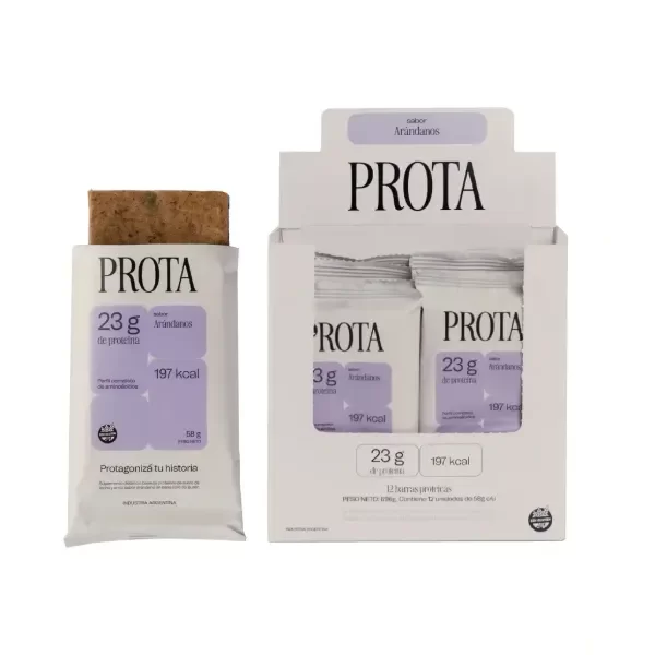 Producto - Barra Proteica Prota Arándanos  x 12u
