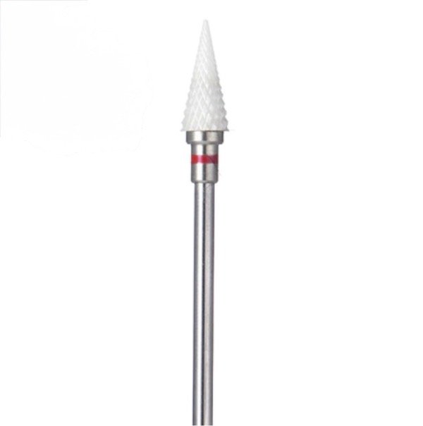 Producto - Fresa Cerámica Cono Punta Fina Roja