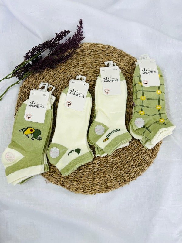 Producto - Art D321- AMANECER- Docena Media Soquete Mujer COLOR 7