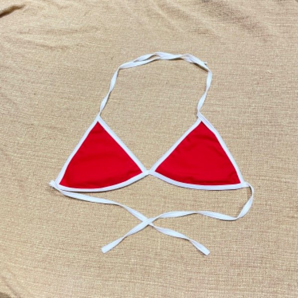 Producto - Triangulito Rojo borde Blanco (Talle 1)