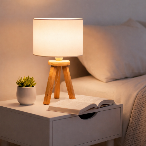 Producto - VELADOR NORDICO PINO 40CM - BARNIZADO