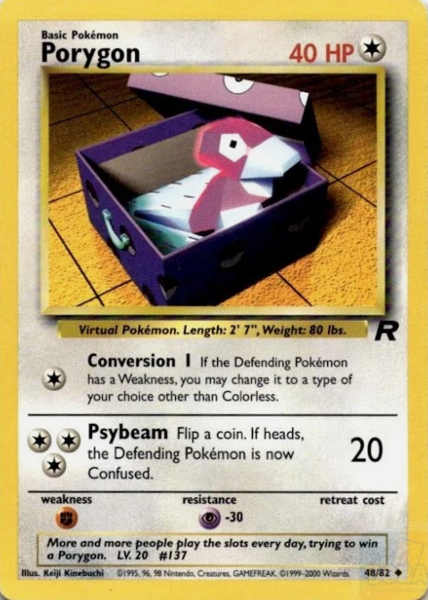 Producto - Porygon (48/82) [Team Rocket Unlimited]