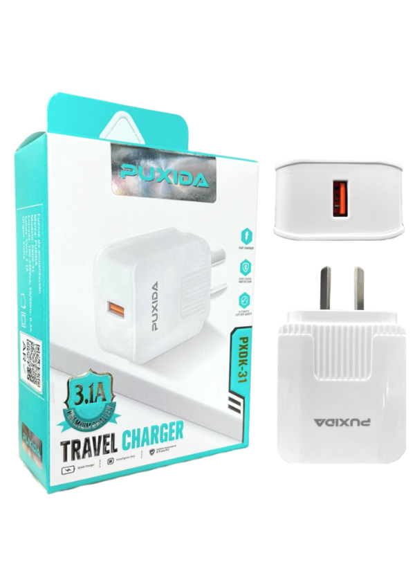 Producto - CABEZAL PUXIDA CARGA RAPIDA 3.1A DK31