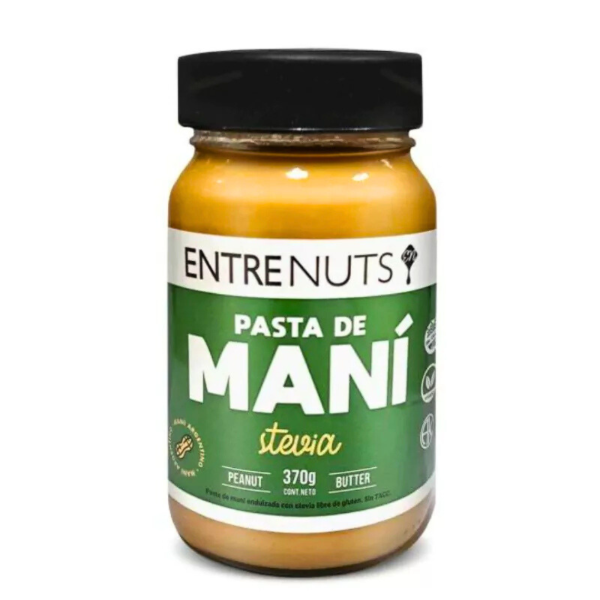 Producto - Pasta de mani Entrenuts con stevia 370g