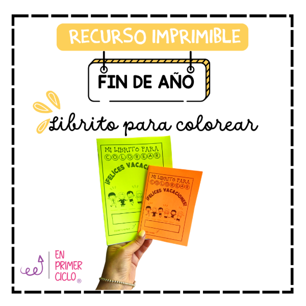 Producto - Librito para colorear: Vacaciones