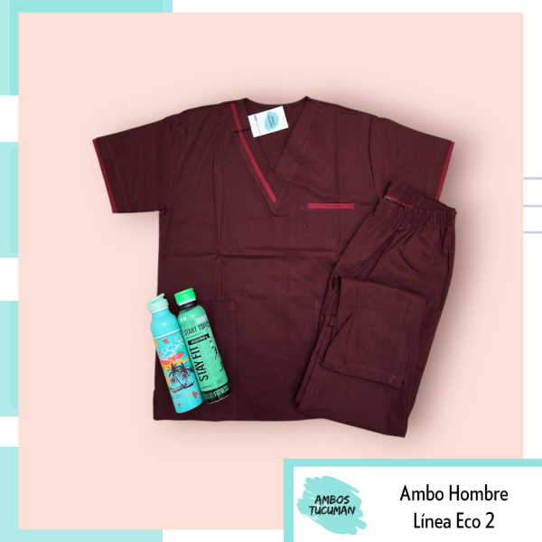 Producto - Ambo Eco Bordo detalle  Bordo