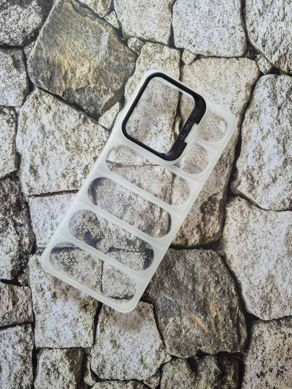 Producto - Funda puffer grip Samsung A56 blanca