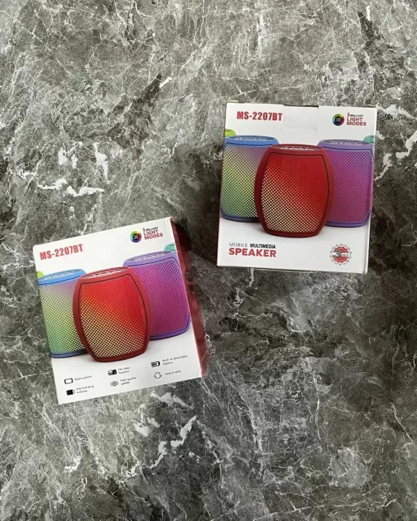 Producto - Parlante Bluetooth Led MS-2207BT