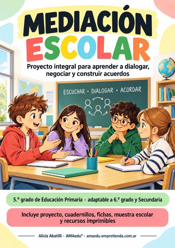 Producto - MEDIACIÓN ESCOLAR - Convivencia en la escuela (Ambos Ciclos)