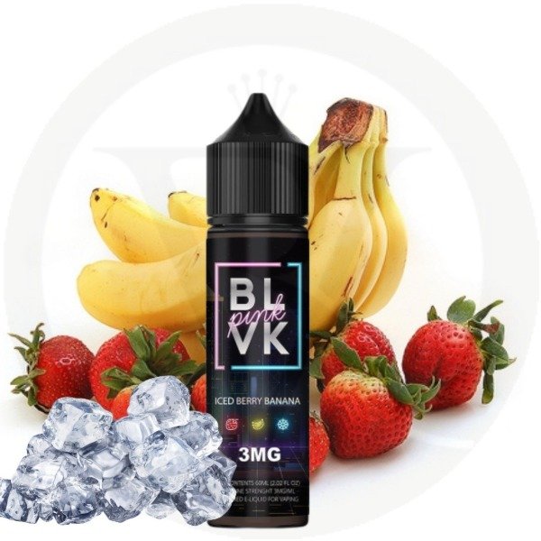 Producto - (FREEBASE) BLVK PINK 3MG - ICED BERRY BANANA