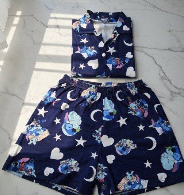 Producto - Camisero Remera + Short Stich Lunitas