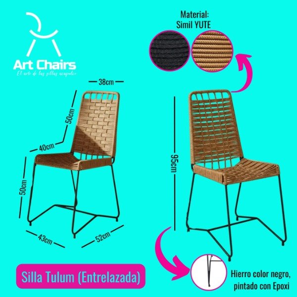 Producto - Silla Tulum entrelazada (1 Unidad) - 7