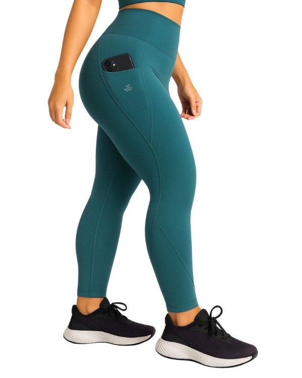 Producto - CALZA EBEL BORDADA CON BOLSILLOS LYCRA PREMIUM / Petróleo