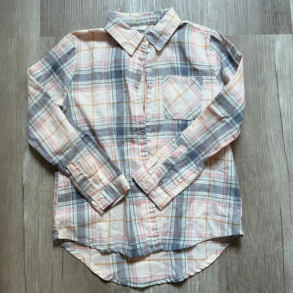 Producto - Camisa OshKosh Cuadros Rosa 7A