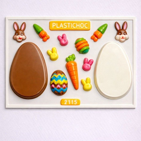 Producto - PLACA MOLDE OVALOS CHATO X 2 2114