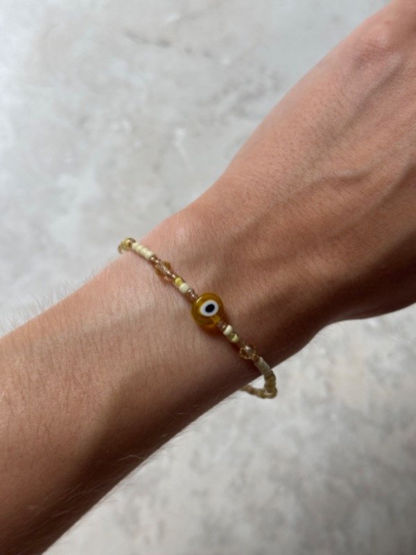 Producto - Pulsera Ojo Turco Amarilla