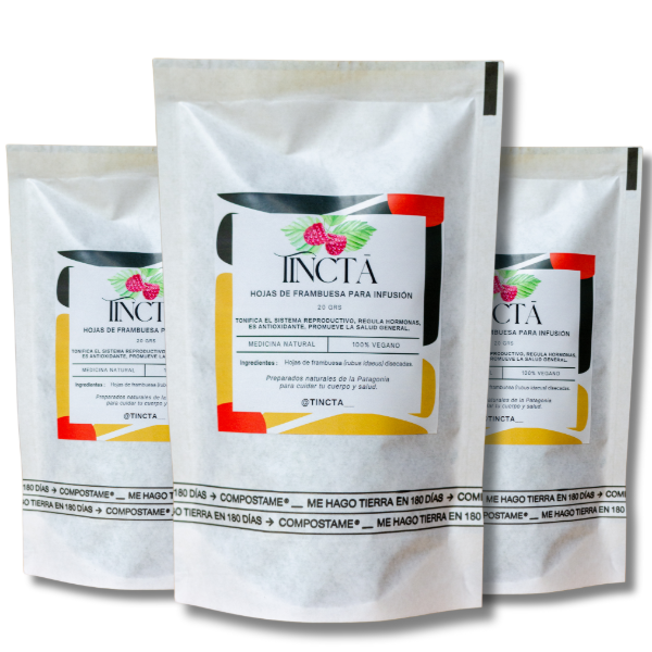 Producto - Pack x 3 - Hojas de Frambuesa para Infusión