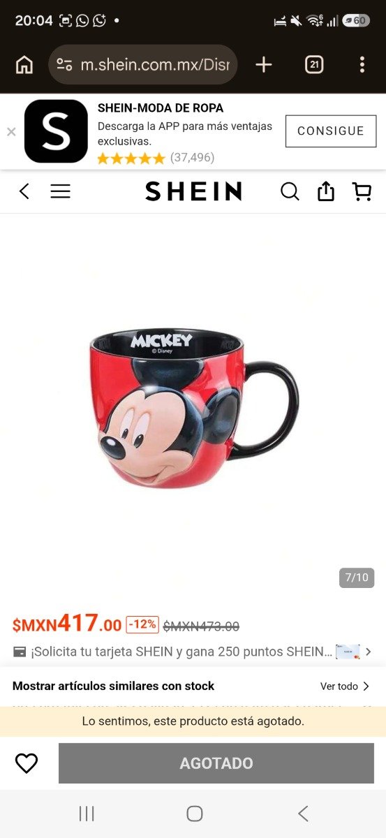 Producto - Taza 3D MICKEY ROJO - 6