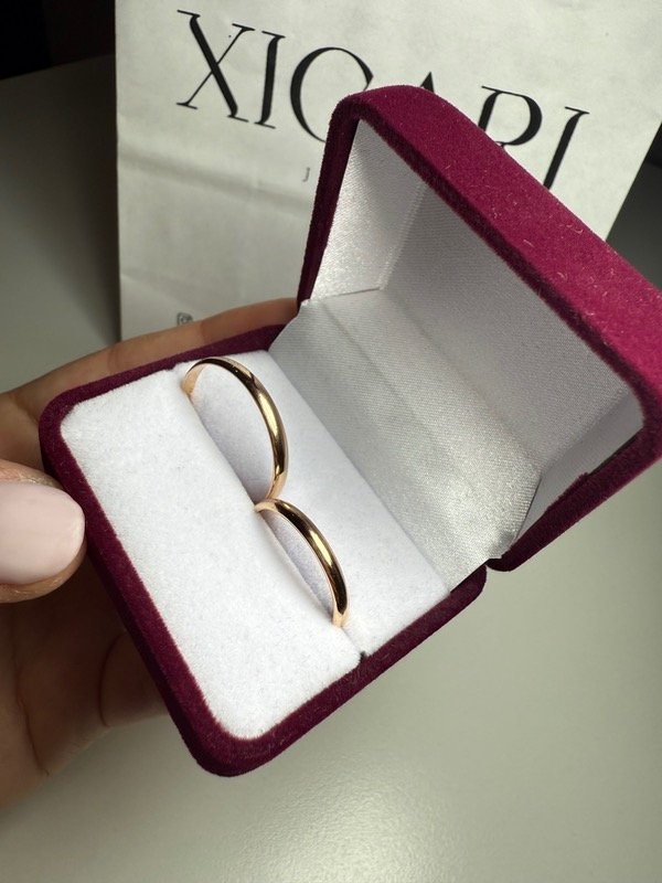 Producto - Dos Alianzas lisas oro 18k - 1