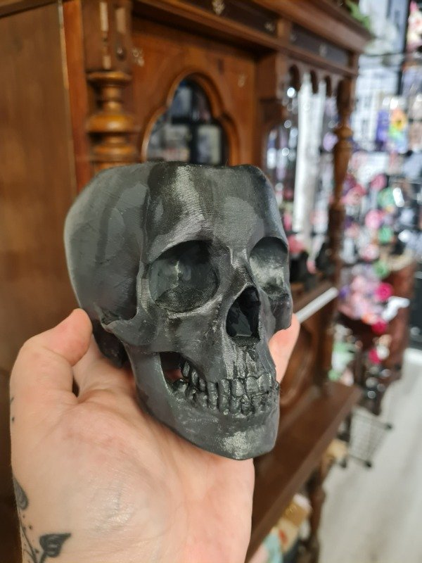 Producto - Porta cosas Calavera Gris
