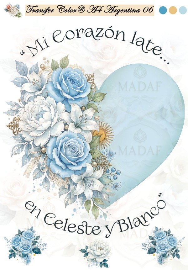 Producto - TRANSFER COLOR A4 ARGENTINA 06
