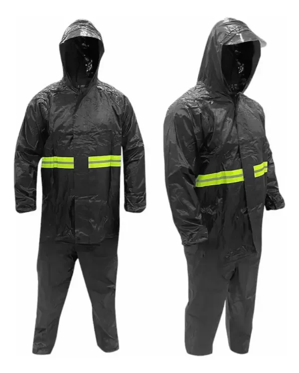 Producto - Piloto Lluvia Impermeable Con Capucha