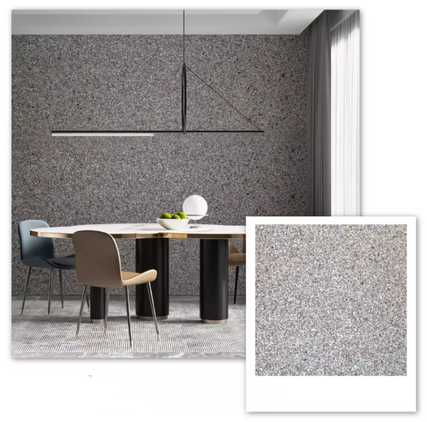 Producto - Placas PVC Piedra Molida Simil Granito 1,22 x 2,4