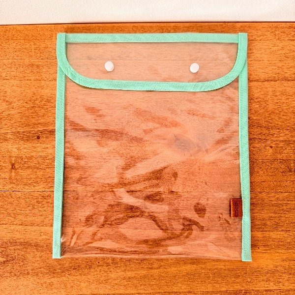 Producto - SOBRE CRISTAL para hojas de carpeta Nro 3 (Verde Claro)