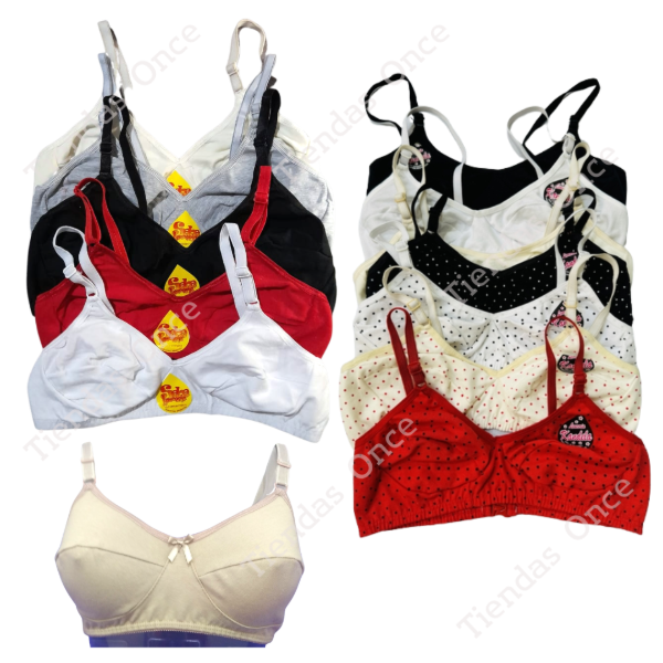 Producto - Corpiño algodón de señora ESPECIAL - Por docena