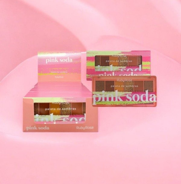 Producto - PALETA DE SOMBRA PINK SODA - RUBY ROSE