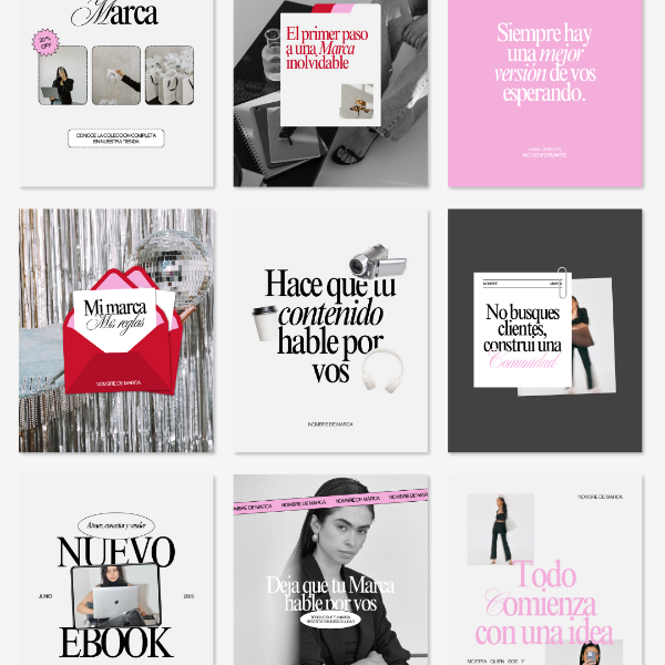 Producto - Boss Girls Club - Plantilla editable en Canva