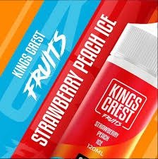 Producto - KINGS CREST STRAWBERRY PEACH 120ML 3MG