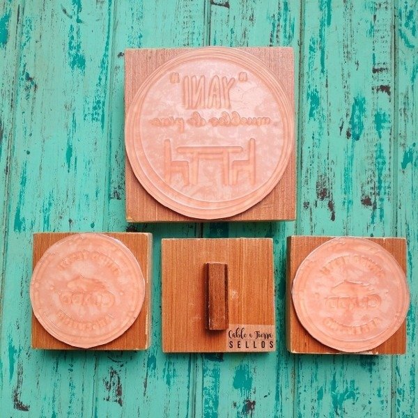 Producto - Sellos personalizados x TAMAÑO MADERA
