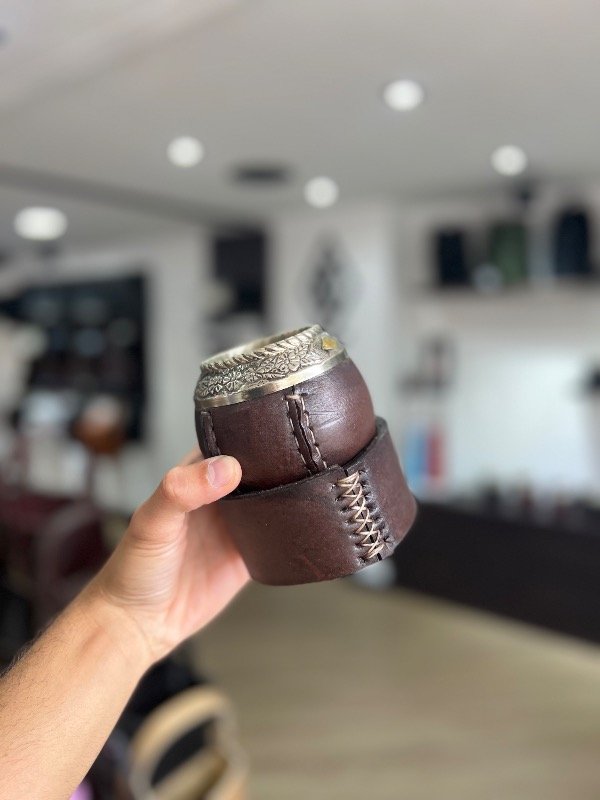 Producto - MATE TORPEDO CRIOLLO URUGUAYO CUERO VIROLA ALPACA - 3