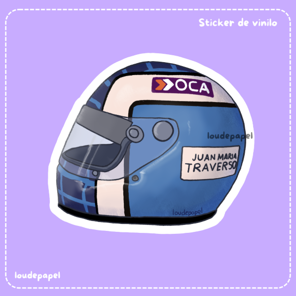 Producto - Casco Traverso - Sticker de vinilo